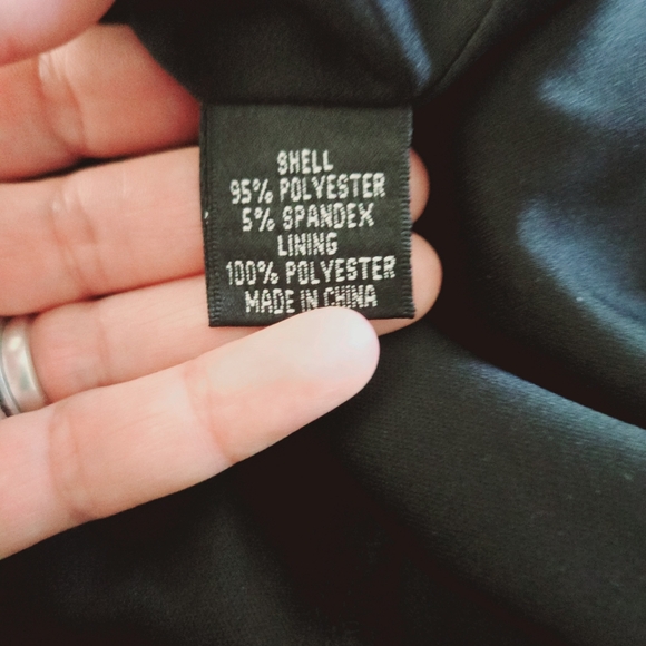 Adrianna Papell Black Cocktail Knee Length Sleeveless Pleated Dress - Picture 6 of 7